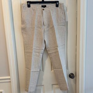 Club Room Beige Men's Linen Chinos